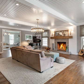 Westport Living Room Remodel with Book Nook