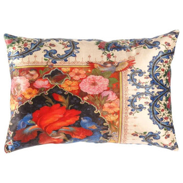 Persian Velvet Pillow 16''x24''