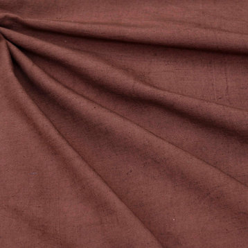 Brown Cotton Linen Fabric By The Yard, 3 Yards For Curtain, Dress Wholesale