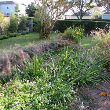 Rain Garden - Rock-Lined Swales (Dry Creek Beds)