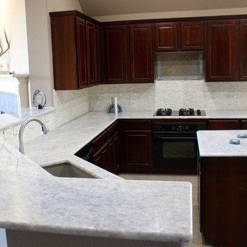 Kitchen - Iceberg Blue Quartzite Countertops