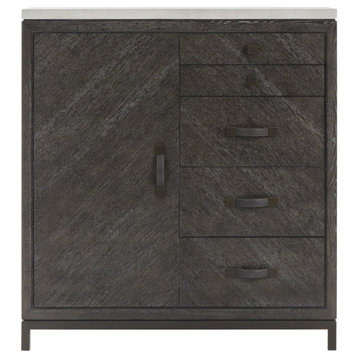 Javadi Chest 5-Drawer With Door/Tall