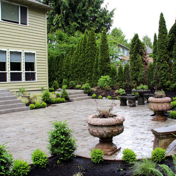 Formal Backyard Garden