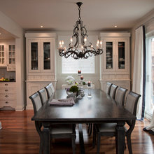 CHANDELIERS OVER TABLES