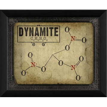 Dynamite Molecule Framed Artwork