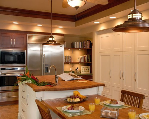 kitchen soffit with recessed lighting
