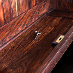 Walnut Gun Cabinet - Filing Cabinets