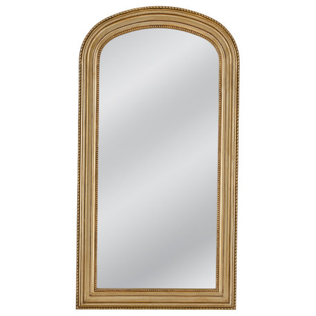 Baez Floor Mirror - Gold