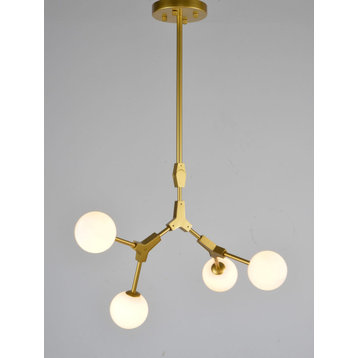 BE15 Ceiling Fixture - Gold, 4