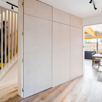 Playroom with full height door