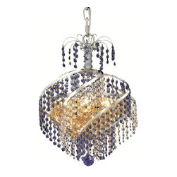 Elegant Lighting - Elegant Lighting 8053D14G/SS Pendant Spiral - Ceiling Lighting