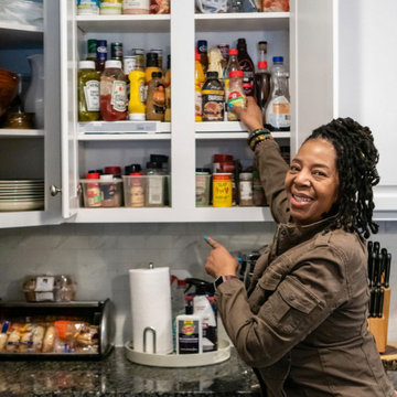Kitchen Cabinet organizing tips
