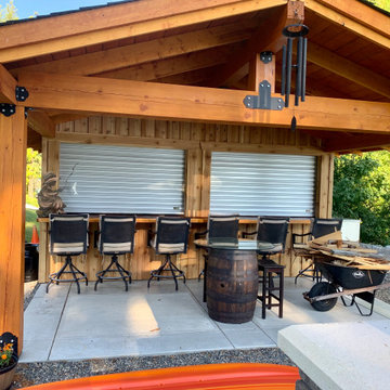 Shed, Barn, Storage With Roll-Up Doors