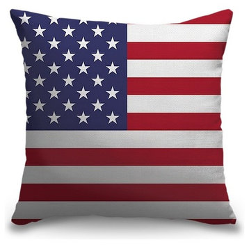 "United States Flag" Outdoor Pillow 18"x18"