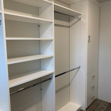 New Closet with New Wood Floors in Broomfield