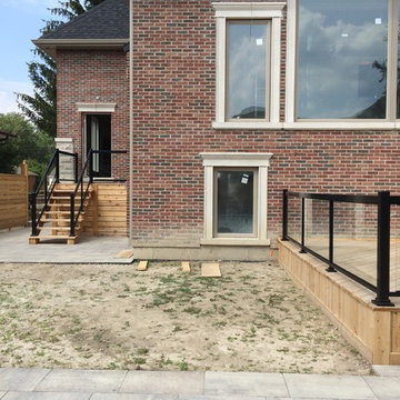 Aluminum and Glass Deck Railings - 112