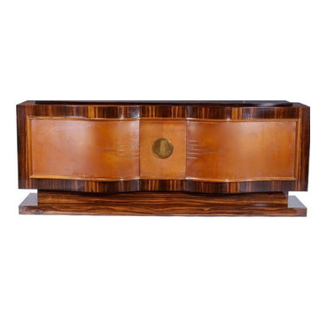 Art Deco furniture after refinish and restoration .