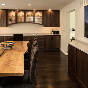 Luxury Dining Room Remodel | Built-In Storage & Lounge Seating