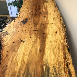 Spalted wormy pecan entry table - Products