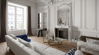 Modern Victorian Living Room