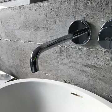 Badezimmer mit Beton ciré