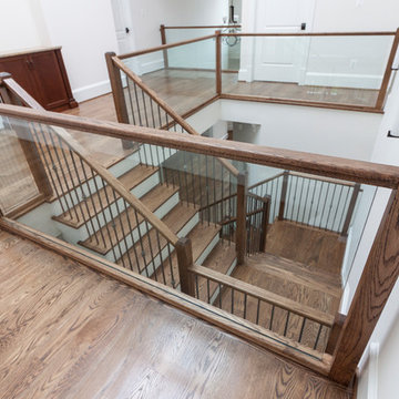 Project #44 | Contemporary Staircase with Skylit Stairwell