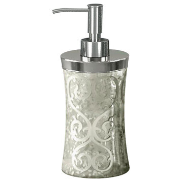 nu steel Mercury Glass Soap/Lotion Pump