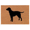 Coir Doormat Lab Labrador Retriever (30" x 18" Standard)