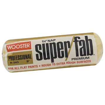 Wooster® R243-9 Super/Fab® Standard Extra Rough Roller Cover, 1-1/4" Nap, 9"