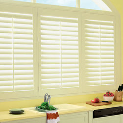Hunter Douglas Palm Beach&trade; Polysatin Shutters - Window Blinds