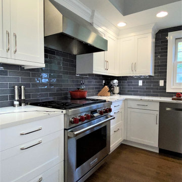 Bright White Transitional Kitchen