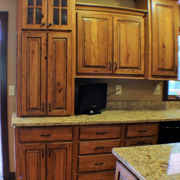 Rustic Beech in Cinnamon Stain with Black Glaze