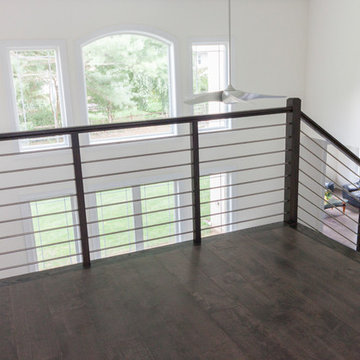 Project #50 | Geometric Staircase with Contrasting Tones