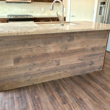 Sherrard  IL New Construction Koch Cabinets Birch Mocha MSI Quartz