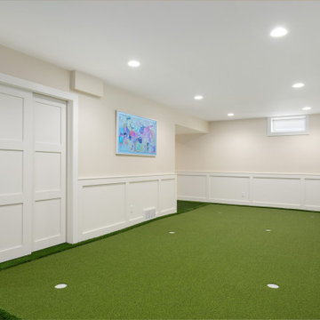Golf & Fitness Basement