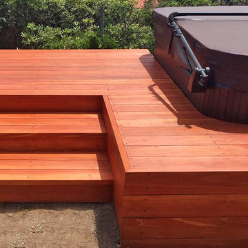 Custom Redwood Deck