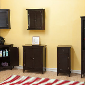 Brown Bathroom Storage, Slone Collection