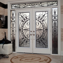 Wrought iron doors
