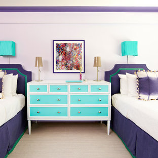 Kinderzimmer mit lila Wandfarbe Ideen, Design & Bilder - Oktober 2020