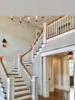 Staircase: Gooseneck or no? | Houzz Forum