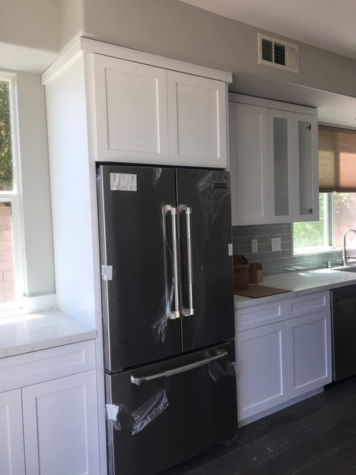  Crown molding on shaker style cabinets 