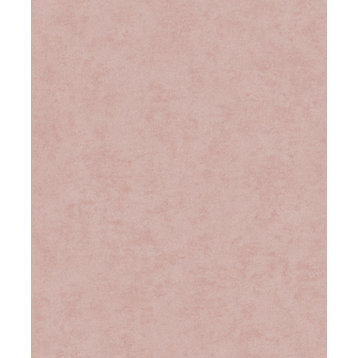 Plain Cloudy Concrete Wallpaper, Pink, Double Roll