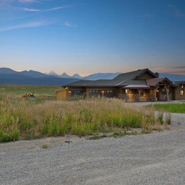 Eastern Idaho Timber Frame: Driggs Residence