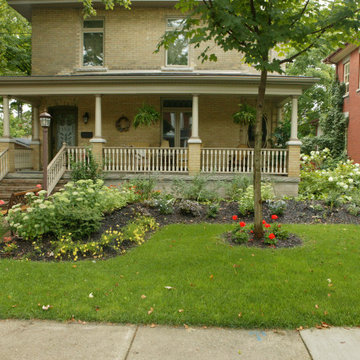 Formal Gardens in Front and Rear Pondless Stream
