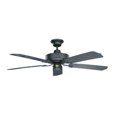 52" Nautika Outdoor Ceiling Fan, Graphite, Graphite