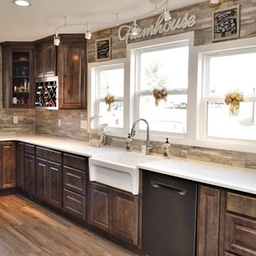 Rensselaer, IN. Haas Signature Collection. Open Farmhouse Kitchen