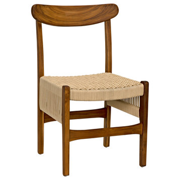 Shagira Chair, Teak With Woven Rope
