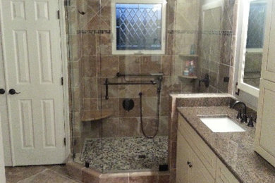 Elegant bathroom photo in Raleigh