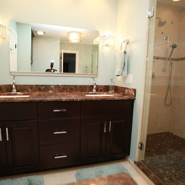 Contemporary Bathroom Remodel in Westmont, IL