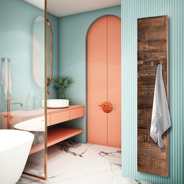 GRANIT BATH TOWEL WARMER RADIATOR - PS-CI-185GRC